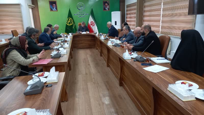 جلسه زراعت چوب در سازمان جهاد کشاورزی گیلان برگزار شد
